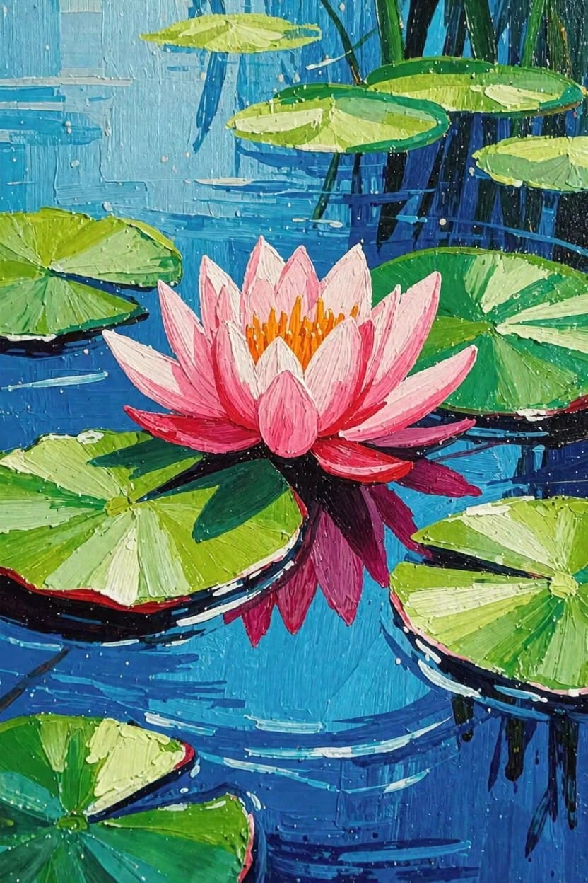 Lotus Painting